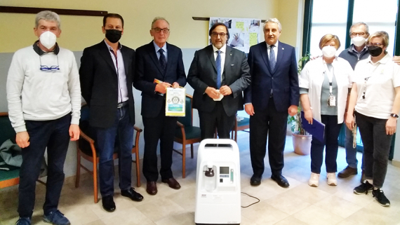 IL ROTARY CLUB DONA 1 CONCENTRATORIE D’OSSIGENO ALLA RSA DI ARONA