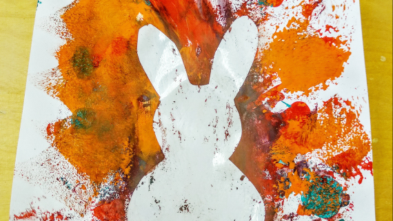 CACCIA AI CONIGLIETTI DI PASQUA ALL'ASILO NIDO DI TRECATE