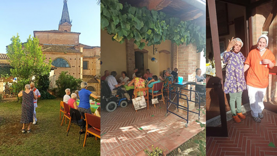 LA MERENDA SINOIRA ALLA RSA DI TONCO