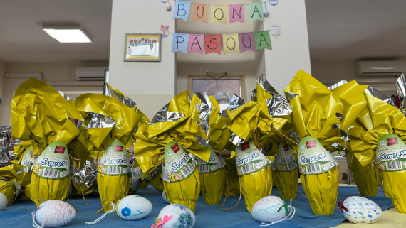 SUONANO LE CAMPANE DI PASQUA NELLA RSA ALDO MARITANO DI SANGANO!