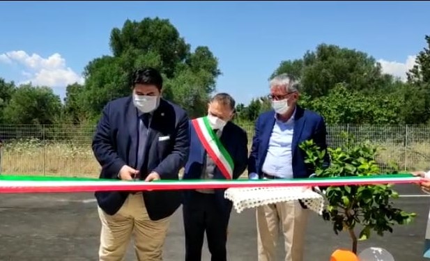 IL PRESIDENTE DELLA REGIONE SOLINAS INAUGURA VILLA VALERIA.