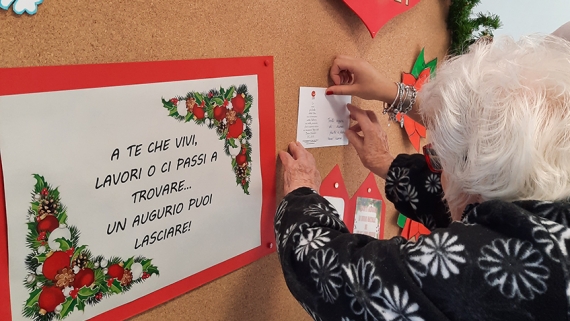 “UN PENSIERO PER NATALE” REALIZZATO ALLA RSA di TRIVERO